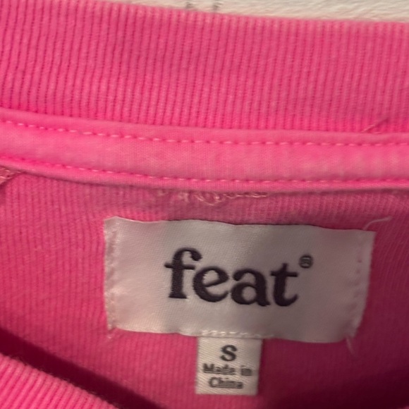 FEAT Clothing Blanket Blend Fleece Crew Pullover
Sweatshirt PINK S - Picture 5 of 11